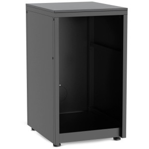 Module réfrigérateur Cozze Elements, noir mat, pour cuisines extérieures.