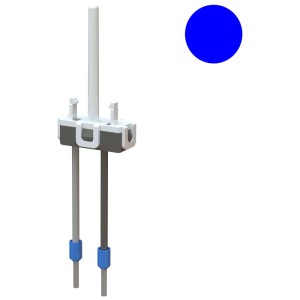Cartouche lumineuse LED bleue pour interrupteurs/boutons et petites combinaisons, accessoires pour boîtes de dérivation.