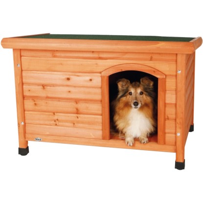 Trixie Cuccia per cani Classic con tetto piatto 85 x 58 x 60 cm Braun