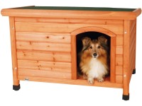 Trixie Hundehütte Classic mit Flachdach 85 x 58 x 60 cm Braun
