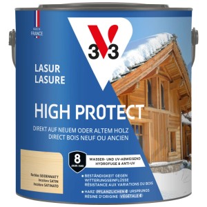 V33 Impregnante per legno High Protect, incolore, satinato, 2,5 l. Impregnante per esterni.