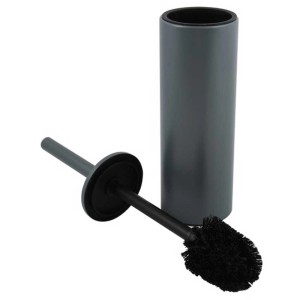 Spirella Brosse WC Akira, gris mat. Brosse WC avec support en acier inoxydable.