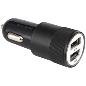 Démarreur et chargeur Fast 500 noir avec ports USB pour auto électrique.