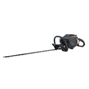 Taille-haie thermique McCulloch ErgoLite 6028 avec lame de 60 cm et poignée réglable.
