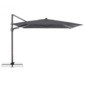 Doppler Pendelschirm Ax myZone D. 840 LED Anthrazit FSC® 300 x 220 cm / 8-tlg.