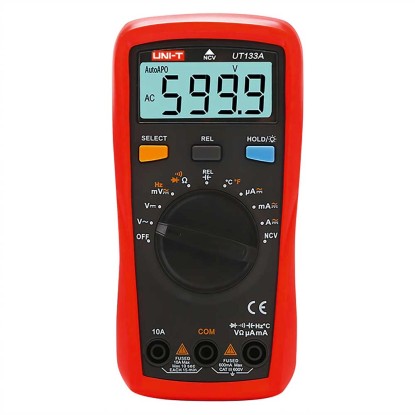 Uni-T Multimeter CAT III 600 V / 10 A / 60 MOhm