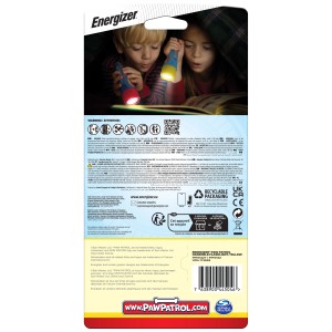 Lampe de poche LED Energizer Pat' Patrouille pour enfants, design coloré.