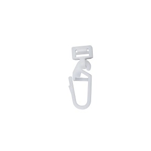 Cursore per tende Click-it, 20 pz, con traversa e gancio per profili mini.