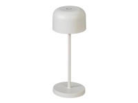 Konstsmide LED-Tischleuchte Lille Mini USB Weiss Ø 7,5 cm / Höhe 20 cm