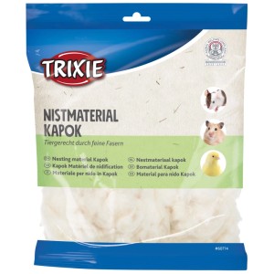 Trixie Kapok matériau de nidification, paquet de 100g pour petits animaux et oiseaux, doux et sans poussière.