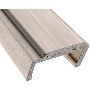 Telaio porta CPL rovere argento, 61x198,5x12,5 cm, utilizzabile a sinistra/destra.