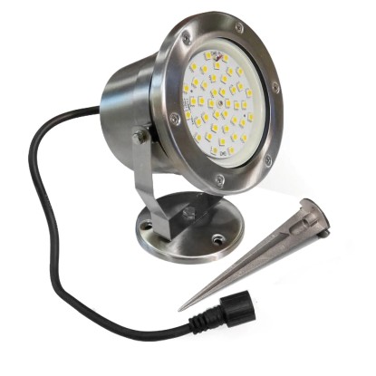 Easy Connect Faretto LED Alluminio Bianco caldo 2 m IP68 10 W