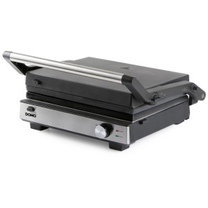 Grill a contatto multifunzione Domo DO9287G in acciaio inox argento-nero, 1800 W.