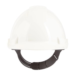 Casco di protezione bianco 3M™ G3000CUVWPRO1 per la massima sicurezza della testa.