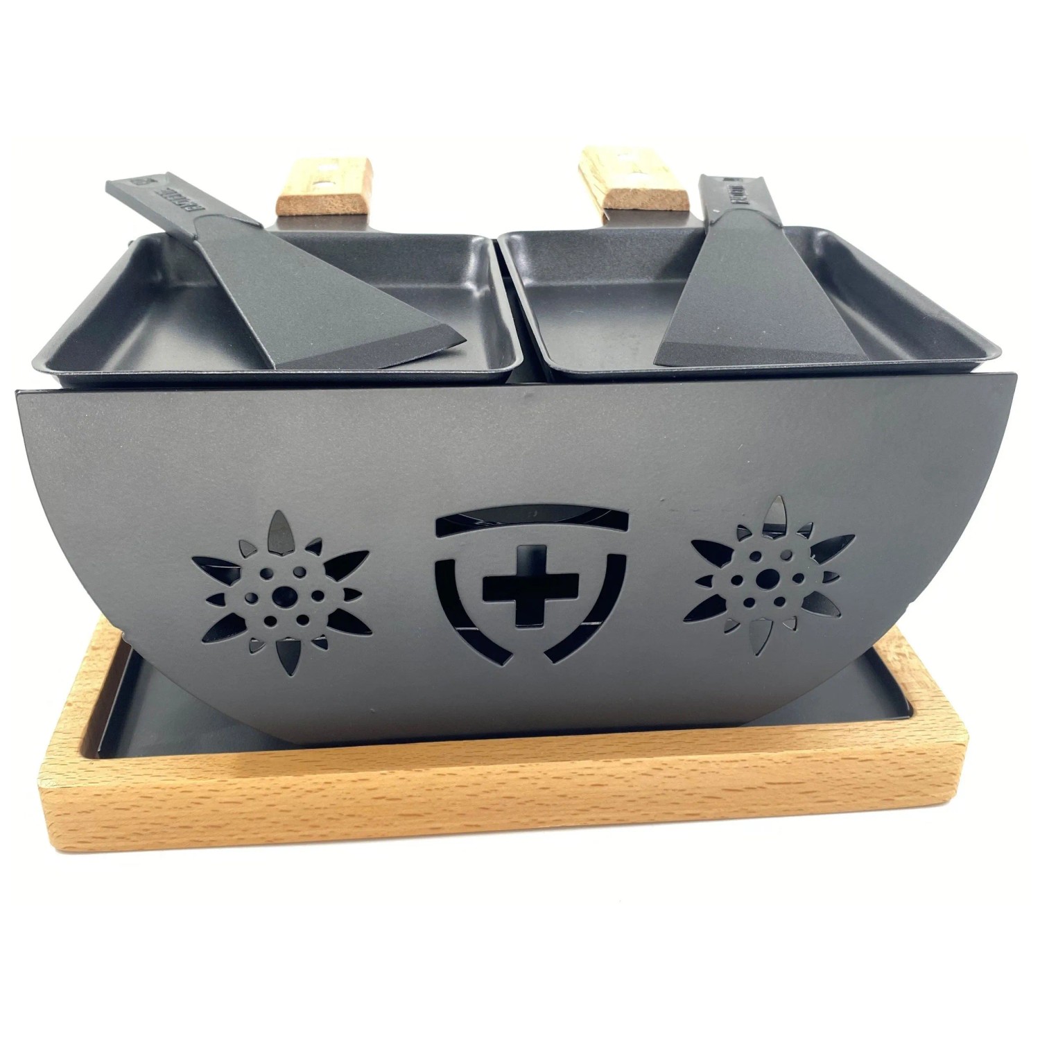 Flower Raclette Heidi Cheese Line Raclette-Set Flower 2 personnes 10 x 20 x 11 cm