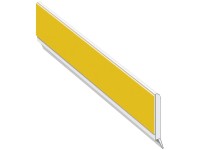 Roro Flachleiste mit Lippe PVC Weiss Höhe 3 cm / Länge 100 cm