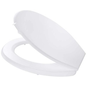 Sedile WC Diaqua Napoli bianco in polipropilene, facile da installare.