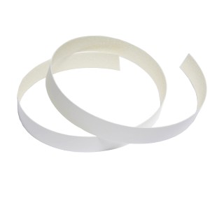 Bordo per piani di lavoro Praktikus, bianco, 17 mm. Applicazione a caldo.