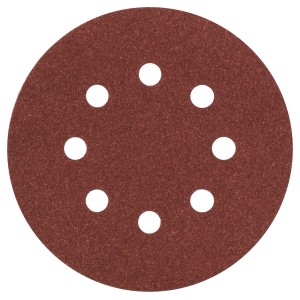 Disque abrasif Bosch K120 pour ponceuse multifonction, Ø 125mm, 8 trous.