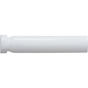 Tube d'extension blanc, 25 cm de long, raccord 44,8 mm, pour rallonge de siphon.