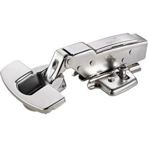 Cerniera a tazza Hettich Sensys per anta centrale, set da 2, con ammortizzazione e montaggio a clip.