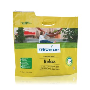 Concime per prato a lunga durata Schweizer Certoplant Royal Relax, 7,5 kg.