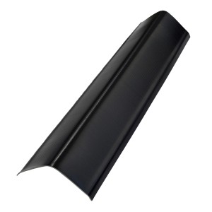 Angle de rive Gutta Guttanit+ noir pour toiture bitumée, 105x17x17 cm.