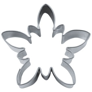 Edelweiss Ausstecher, 4,5 cm, aus Edelstahl für Küche und Basteln.