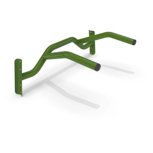 Exit Dip Station verde per Monkeybars/Powerstations, robusta e resistente alle intemperie.