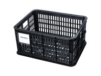 Basil Fahrradkiste recycelter Kunststoff Schwarz Gr. S / 17,5 l
