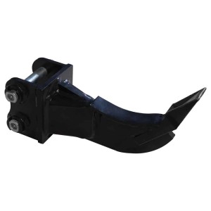 Dente ripper Zipper nero per miniescavatore ZI-MBGS850D. Accessorio robusto per terreni duri e scavi.