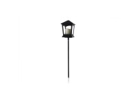 LED-Laterne Stick Schwarz Ø 10,5 cm / Höhe 20 cm
