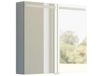 Dansani Spiegelschrank Top mit 2 Türen + Steckdose Hellblau 70,4 x 80 cm