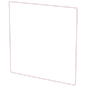 Profilo di design Modino Priamos Bianco RAL 9003 per accessori scatole di derivazione.