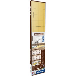 Verpackung der Selitbloc® GripTec Trittschalldämmung 1 mm, 15 m² mit AquaStop und Alu-Tape.
