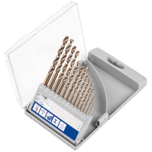 Set di punte da trapano LUX-TOOLS Comfort, 13 pezzi, per forature precise in metallo e acciaio inox.