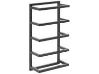 Handtuchhalter Cintra 5 Bügel Stahl Schwarz 31 x 57 cm