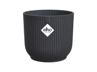 Elho Blumentopf Vibes Fold Rund Anthrazit Ø 14 cm / Höhe 13 cm