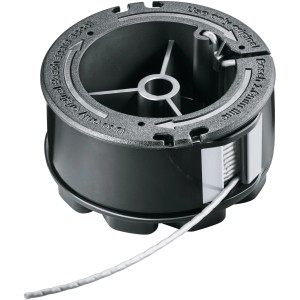 Bobina di ricambio Bosch per trimmer UniversalGrassCut con avanzamento automatico del filo.