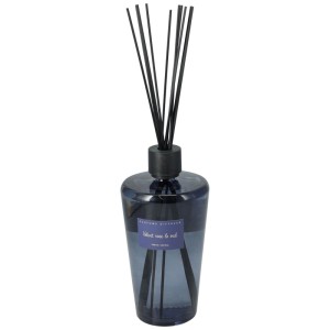 Raumlufterfrischer Glasdiffusor mit Duftstäbchen, 1000ml, Duftrichtung Velvet Rose.