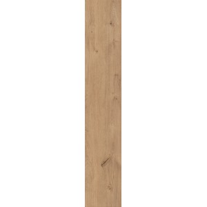 Kaindl Excellent Laminé 8 mm Chêne Ferrara Beachlin. Gros plan sur la structure et la couleur du bois.