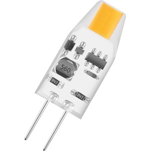 Lampadina LED Osram G4, 1W, bianco caldo, 100lm. Lampada LED compatta per attacco G4.