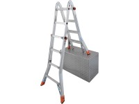 Gelenk-Teleskopleiter Monto TeleMatic mit 4 x 4 Sprossen Höhe 425 cm