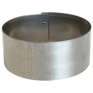 Bordura per prato circolare Bellissa, Ø 30 cm, in lamiera d'acciaio zincata per bordi definiti.
