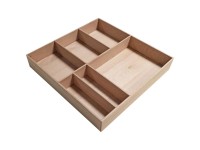 Fackelmann Schubladen-Organizer-Box Buche