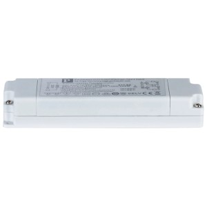 Transformateur Paulmann Flat blanc 105W pour installation de lampe, dimmable avec variateur universel.