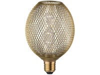 Paulmann LED-Leuchtmittel Metallic Glow Globe Helix Messing 3,5 W / 130 lm