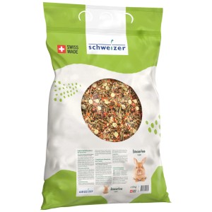 Eric Schweizer cibo per conigli 5kg, mangime complementare con erbe, verdure e cereali.