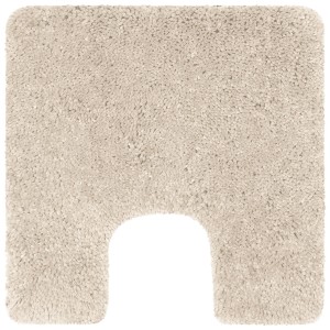 Tappeto bagno Spirella Highland in Light Sand Ecru, 55x55 cm, con incavo WC.