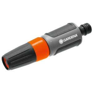 Gardena lancia per pulizia, spruzzatore da giardino con getto d'acqua regolabile per pulizia e irrigazione.